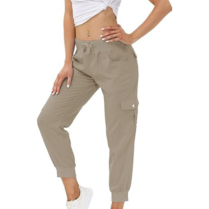 CargoEase - Pantaloni Jogging Relaxed con Tasche Cargo e Polsini