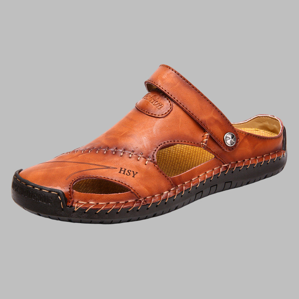 Sandali comodi in pelle da uomo Comfort per le avventure estive