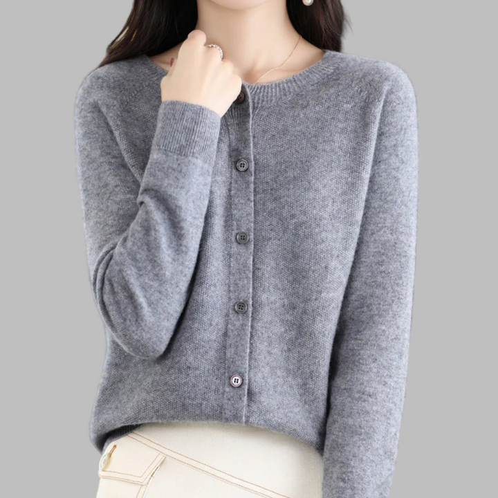 Cardigan con scollo a V da donna