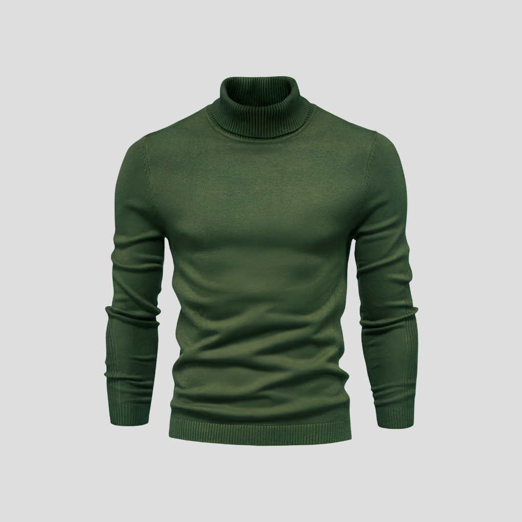 Maglione a collo alto da uomo
