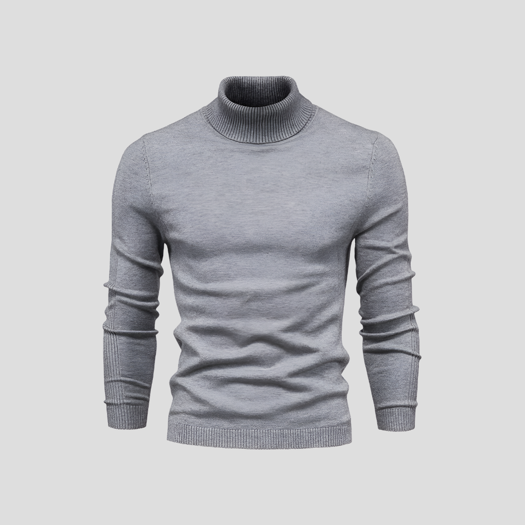 Maglione a collo alto da uomo