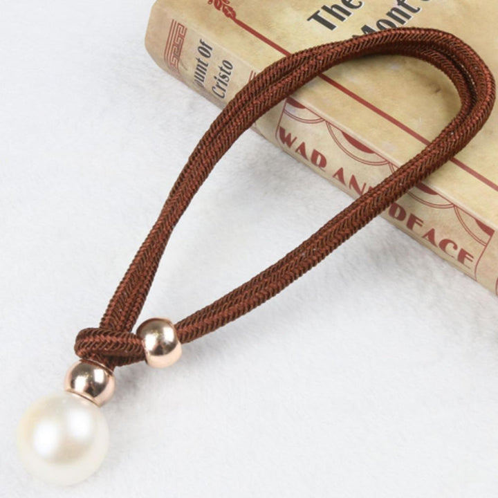 Set di 2 eleganti fermatende con perle