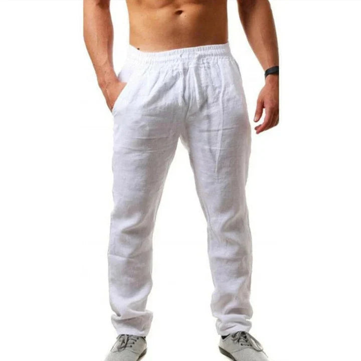 Pantaloni da uomo in lino