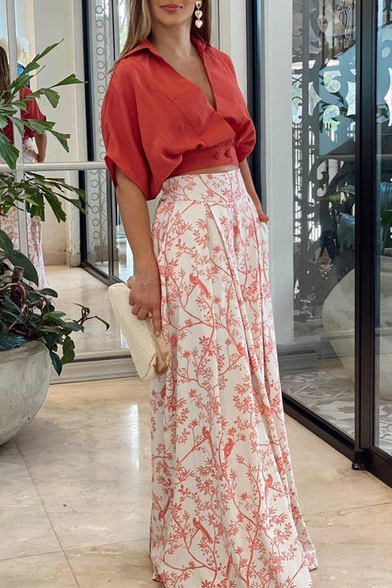Set moderno ed elegante da donna, due pezzi e fluido