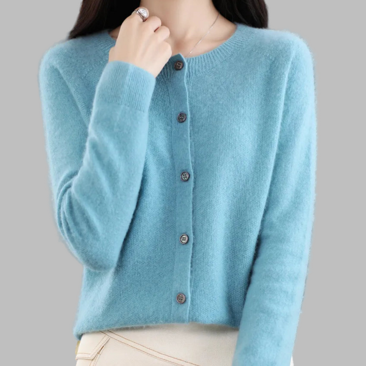 Cardigan con scollo a V da donna