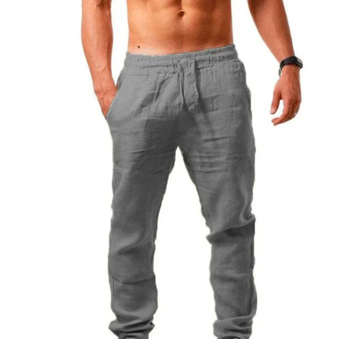 Pantaloni da uomo in lino