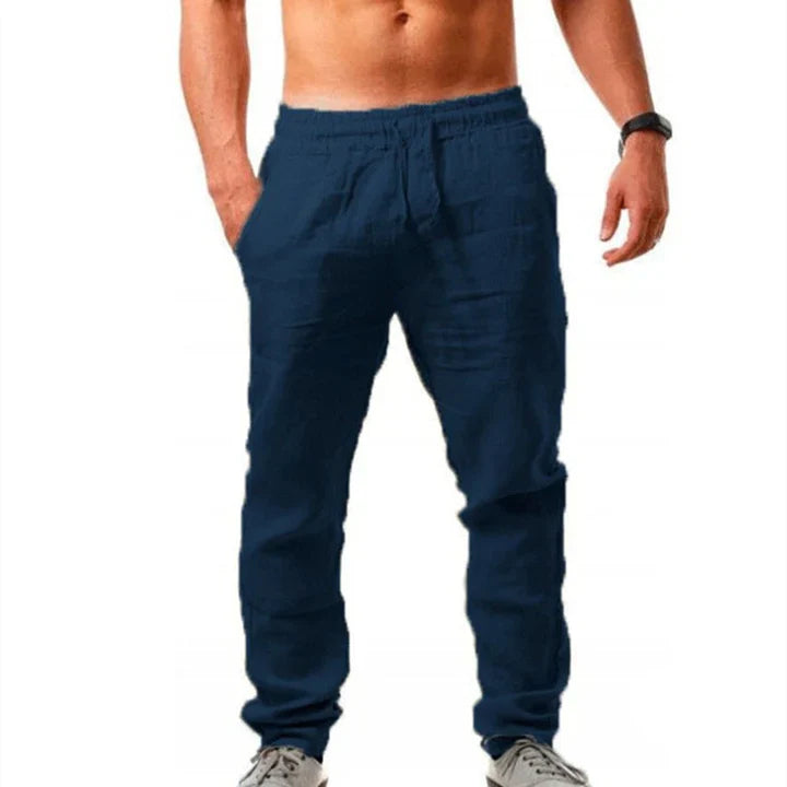 Pantaloni da uomo in lino