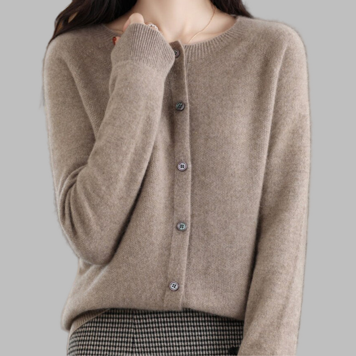 Cardigan con scollo a V da donna