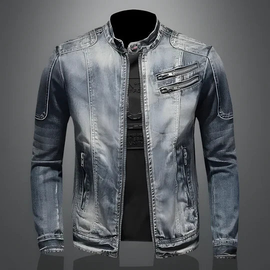 Giacca di jeans retrò per uomo