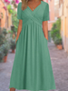 Elegante abito estivo con scollo a V