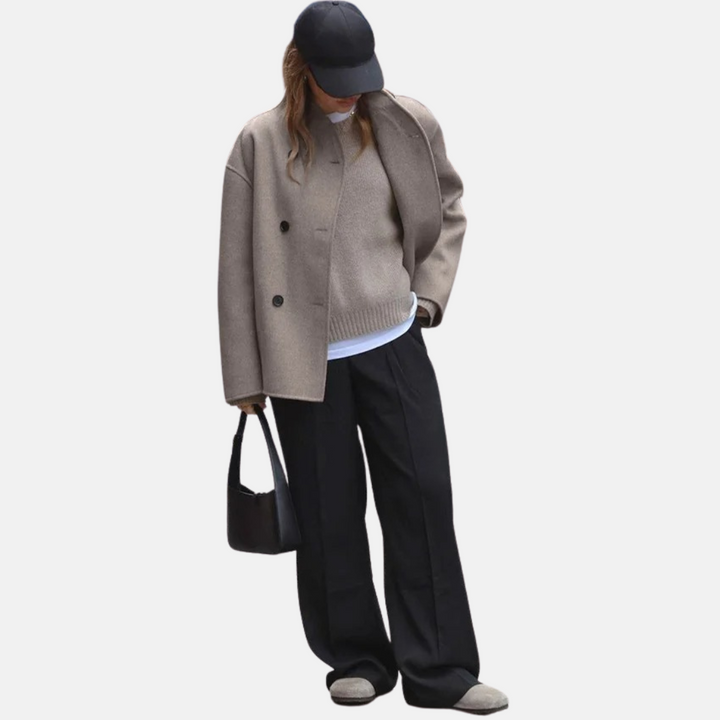 Cappotto in lana vintage da donna