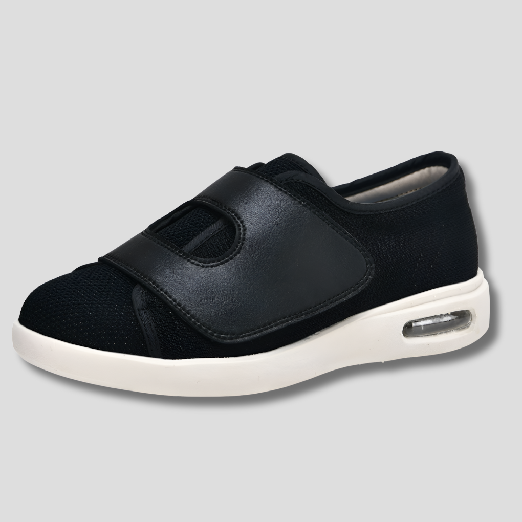 Zapatos anchos para diabéticos para pies hinchados