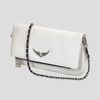 Elegante borsa in pelle con tracolla a catena