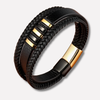 Elegant bracelet in leather for man