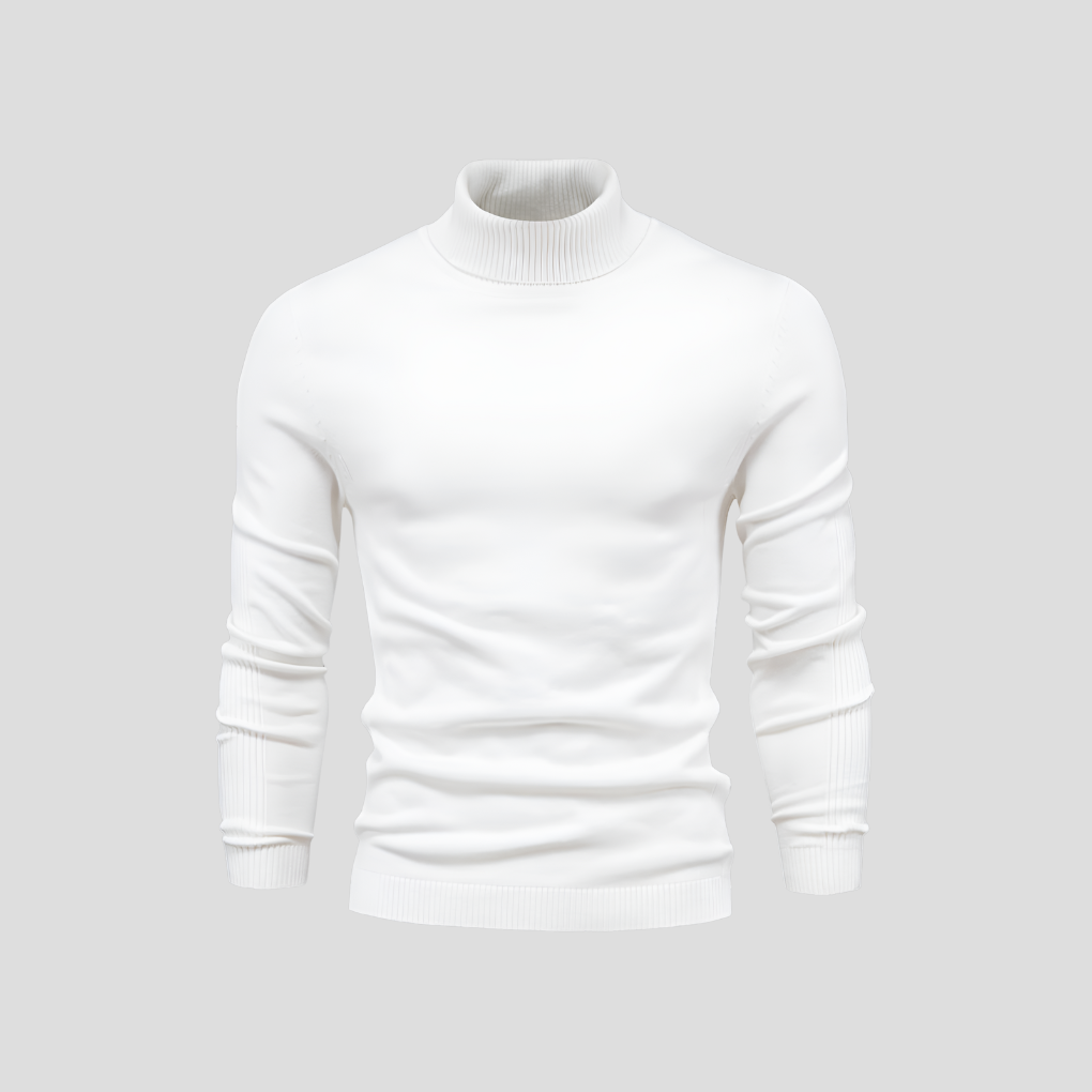 Maglione a collo alto da uomo