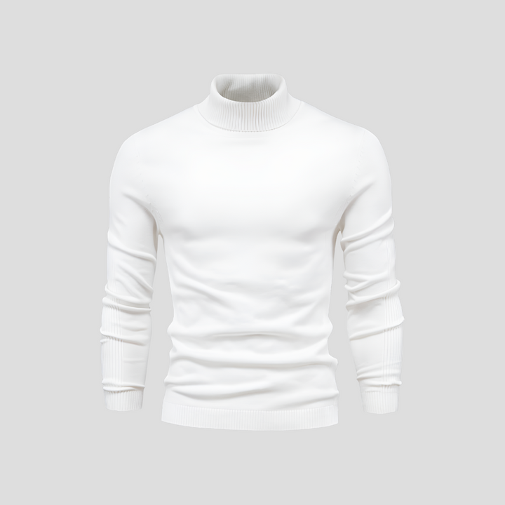 Maglione a collo alto da uomo