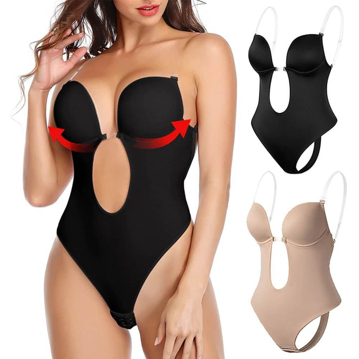 Body Shaper senza schienale a V profonda per un'eleganza senza cuciture