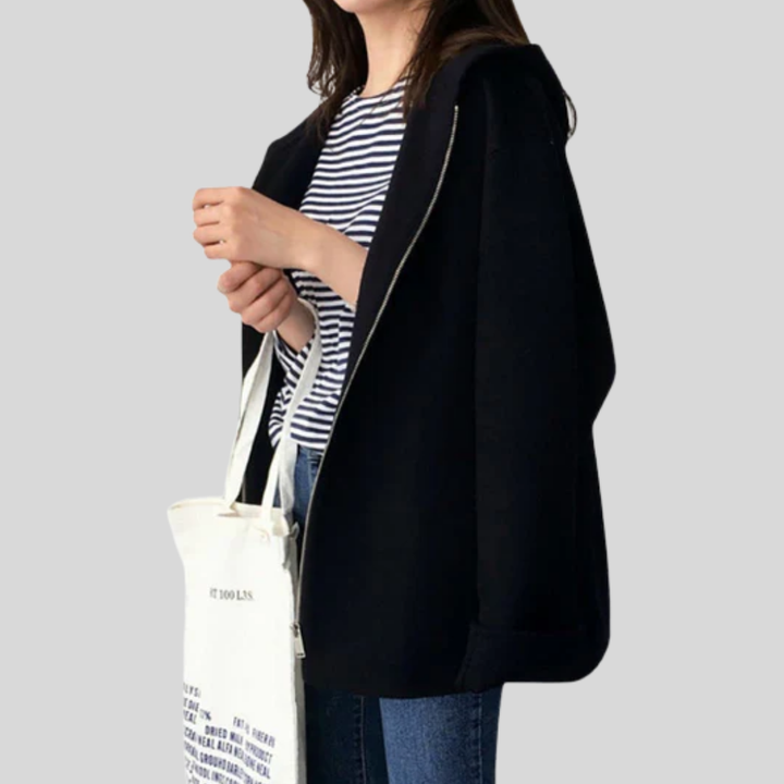 Chaqueta con capucha de mujer de diseño funcional