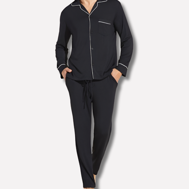 Cómodo pijama de hombre en algodón