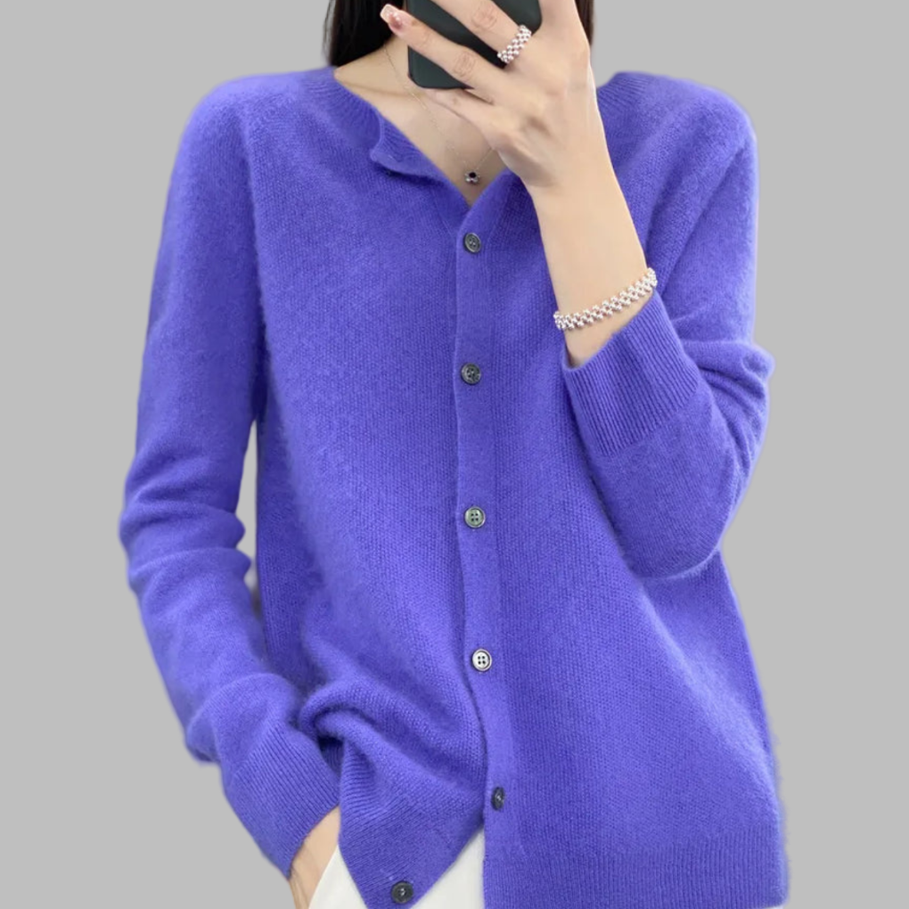 Cardigan con scollo a V da donna
