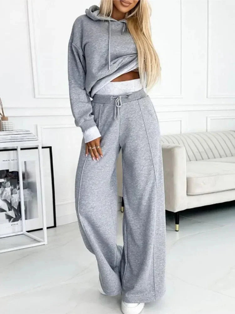 Elegante set da jogging per donna in due pezzi