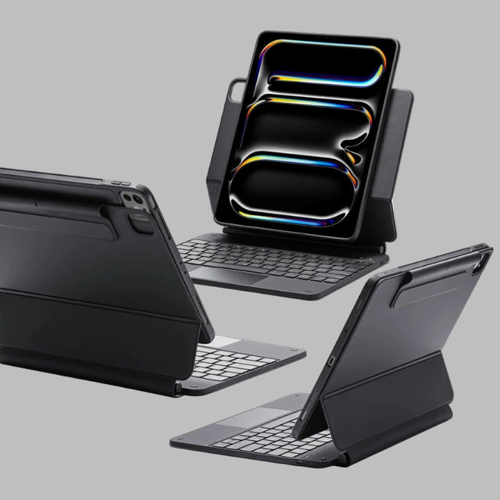 Custodia con tastiera magnetica a 360° per iPad