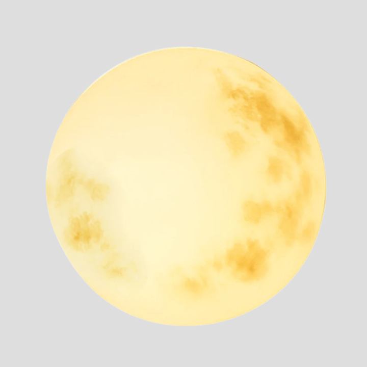 Lámpara de jardín en forma de luna