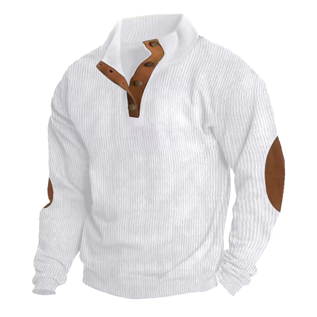 Maglione in velluto a coste da uomo elegante e confortevole
