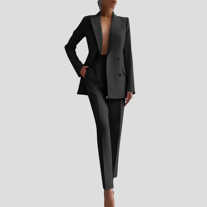 Completo elegante da donna con pantaloni da lavoro