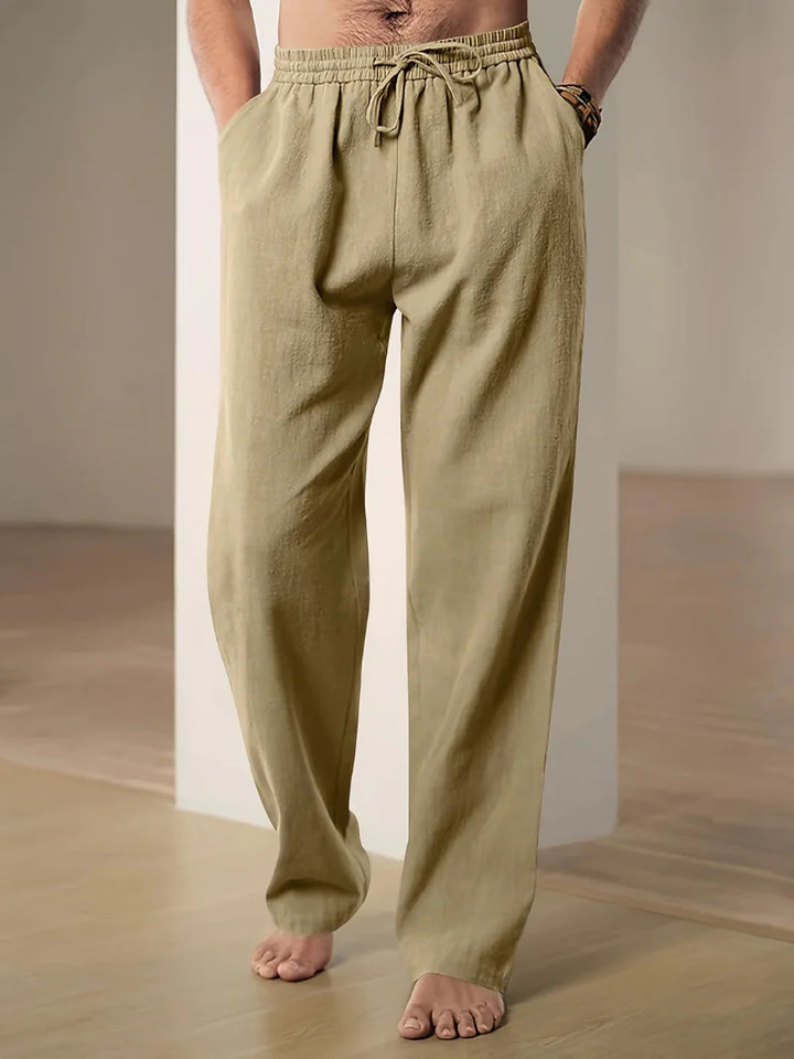 Pantaloni con coulisse dal taglio rilassato da uomo
