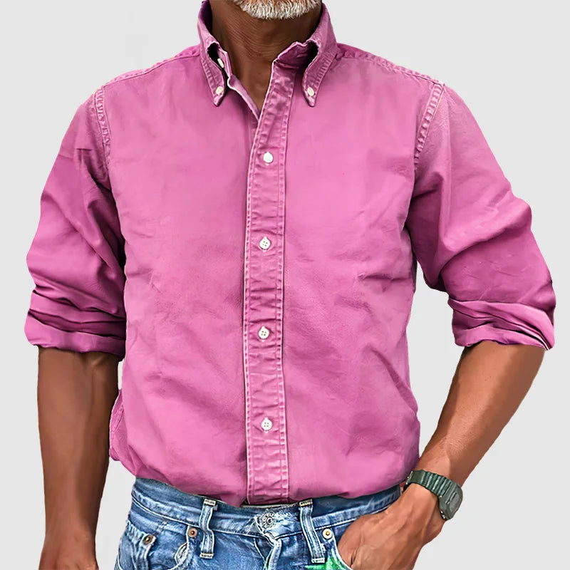 Camicia classica a maniche lunghe da uomo