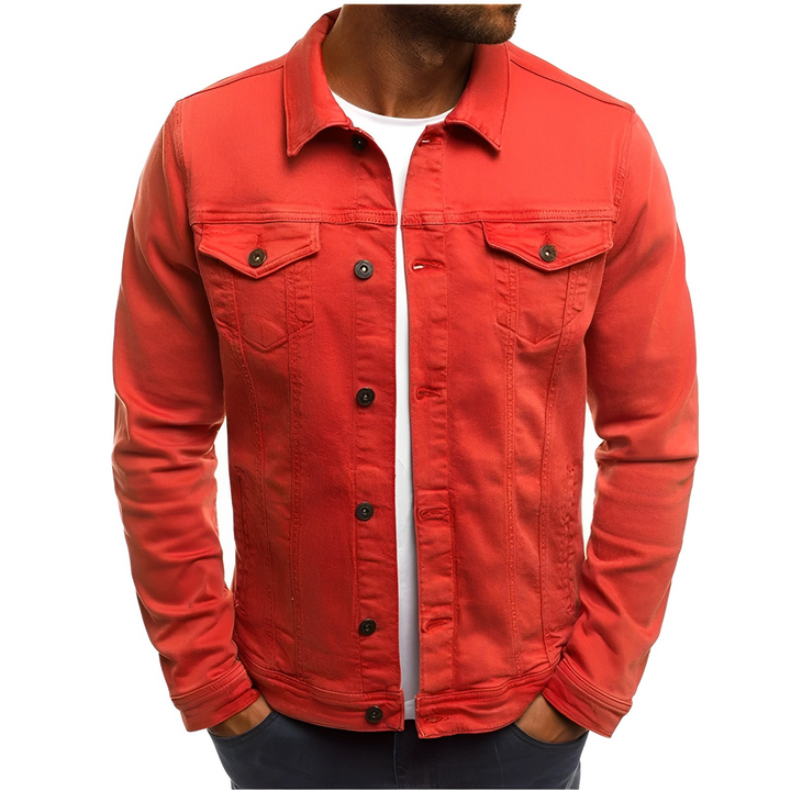 Giacca estiva in denim da uomo