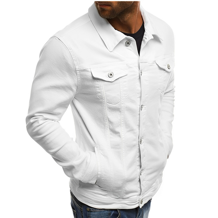 Giacca estiva in denim da uomo