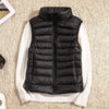 Gilet da donna ultra leggero in piuma