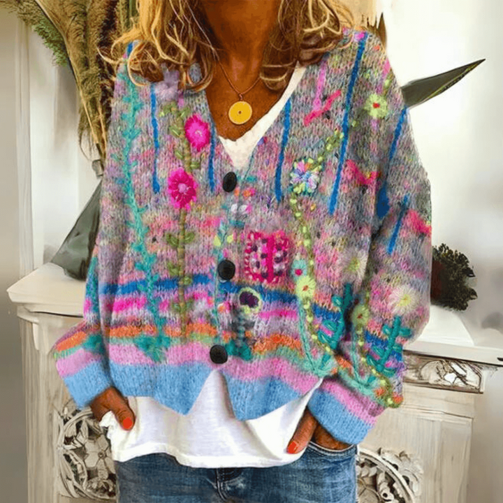 Cardigan in morbida maglia di cashmere