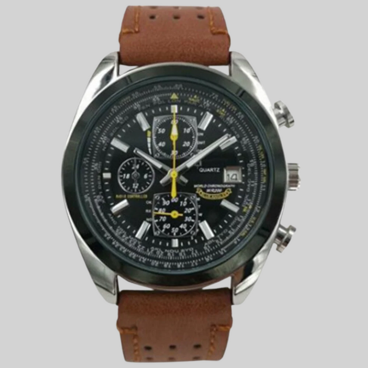 Orologio al quarzo da uomo: stile elegante con design impermeabile