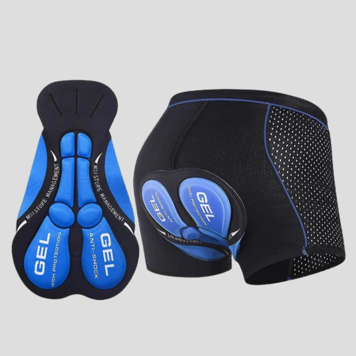 Pantaloncini da ciclismo unisex con imbottitura in gel