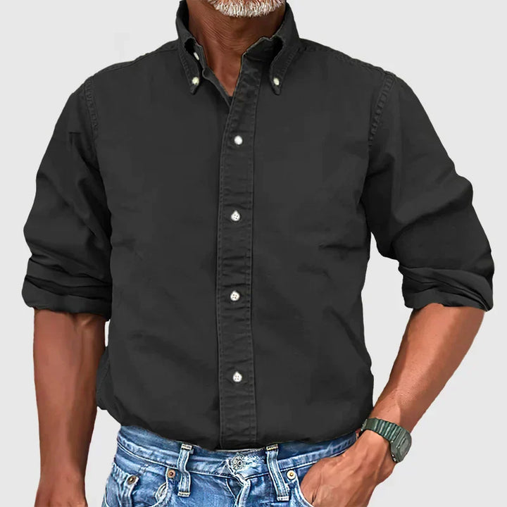 Camicia classica a maniche lunghe da uomo
