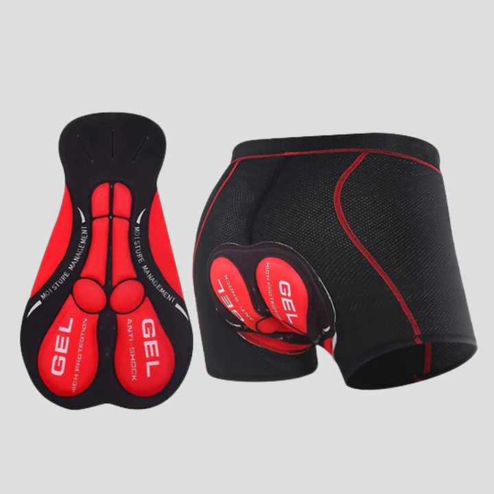Pantaloncini da ciclismo unisex con imbottitura in gel