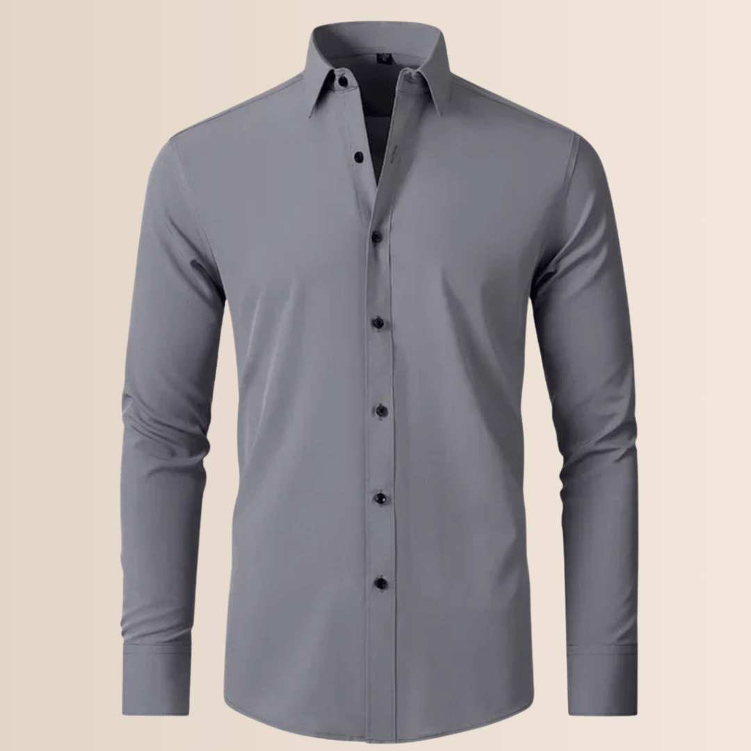 Camicia da lavoro elasticizzata da uomo