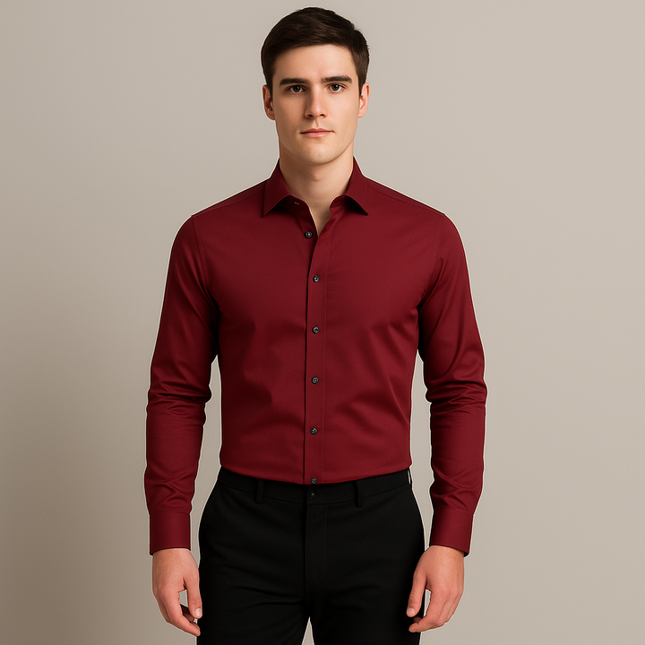 Camicia da lavoro elasticizzata da uomo