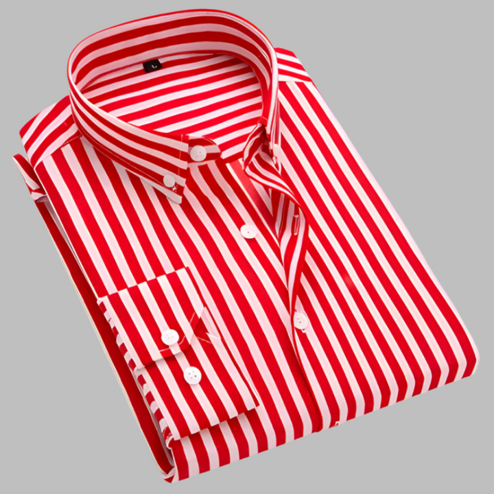 Camicia da uomo in cotone Oxford a quadri