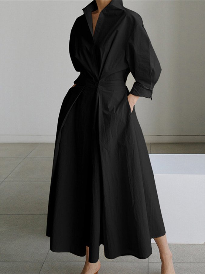 Abito Elegante Lungo da Donna: Raffinatezza e Comfort per Ogni Occasione