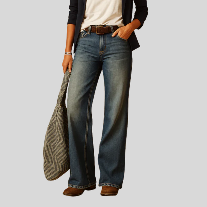 Pantalones rectos de corte elegante para mujer