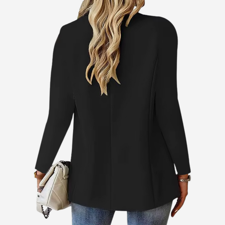 Celeste - Blazer Estivo con Scollo Sottile e Stretch