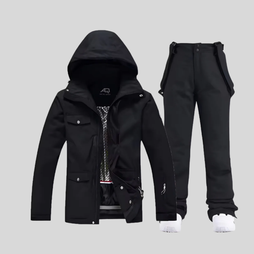 Completo invernale funzionale da donna con giacca e pantaloni da sci