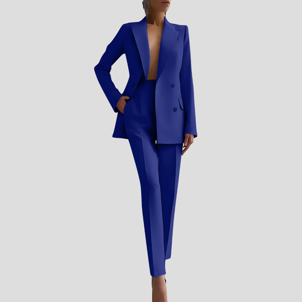 Completo elegante da donna con pantaloni da lavoro