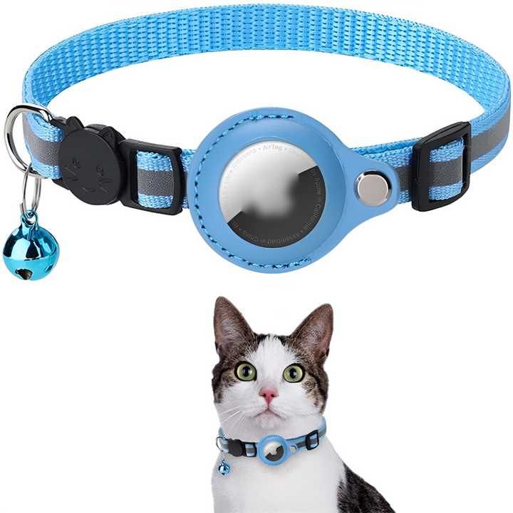 Collare GPS per gatti con design riflettente