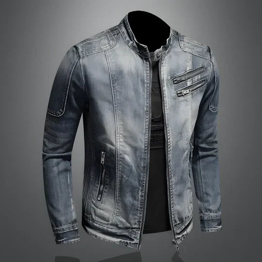 Giacca di jeans retrò per uomo