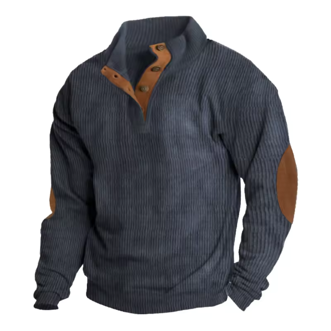 Maglione in velluto a coste da uomo elegante e confortevole